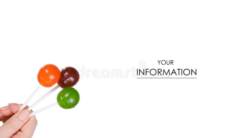 Lolipop в картине помадки конфеты руки стоковое изображение rf